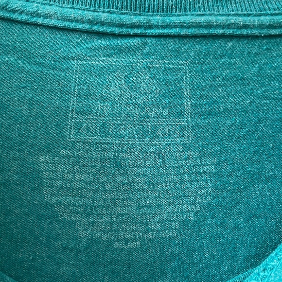 Fruit of the loom teal long sleeve shirt - Picture 3 of 4